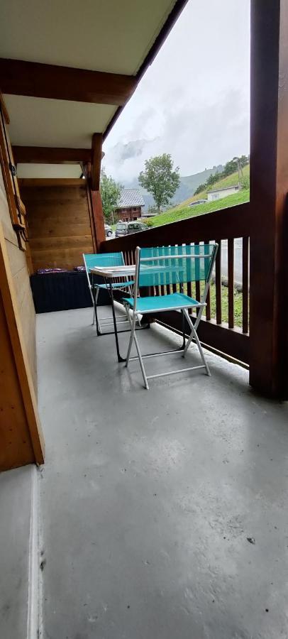 Coquet F2 La Giettaz Avec Garage Velos/Motos Extérieur photo